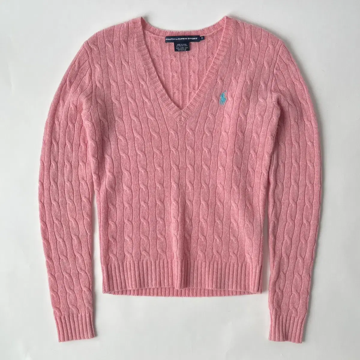 POLO RALPH LAUREN lambswool cable knit